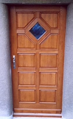 vchodové kazetové dveře z masivu